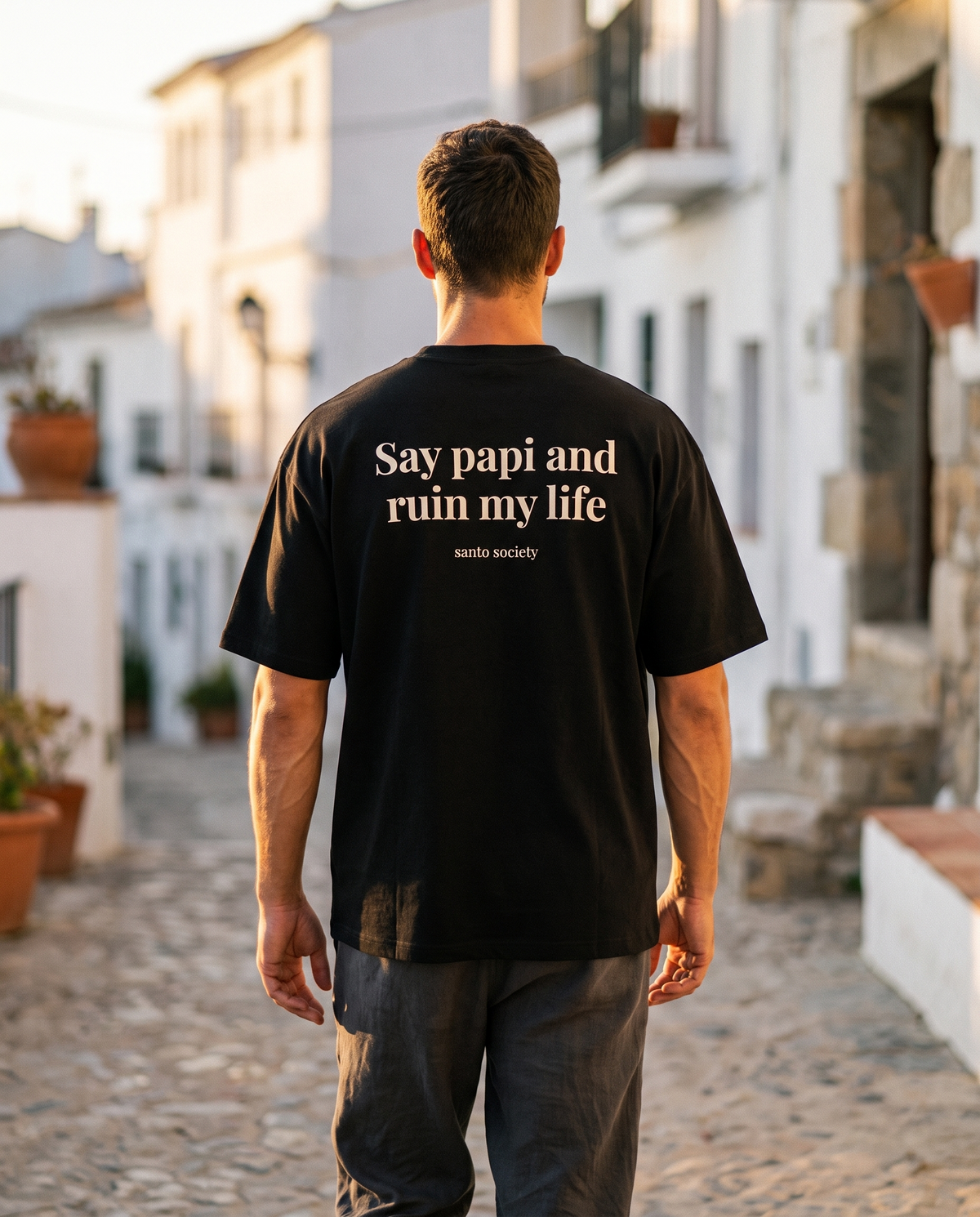 Say Papi and ruin my life – Oversized organic tee